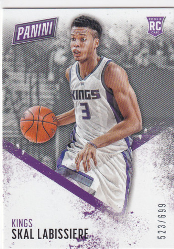 2016-17 PANINI DAY #63 SKAL LABISSIERE /699- SACRAMENTO KINGS