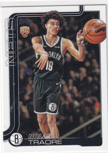 2025 TOPPS #219 NOLAN TRAORE- BROOKLYN NETS