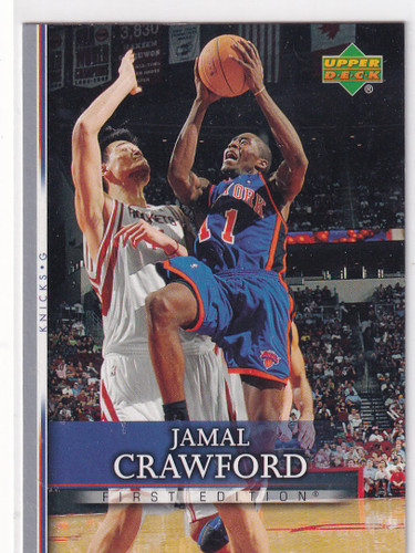 2007-08 UPPER DECK FIRST EDITION #97 JAMAL CRAWFORD- NEW YORK KNICKS