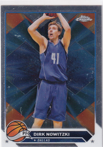 2024 TOPPS CHROME #98 DIRK NOWITZKI- DALLAS MAVERICKS