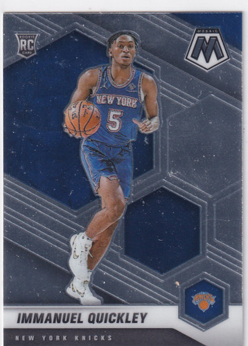 2020-21 MOSAIC #208 IMMANUEL QUICKLEY- NEW YORK KNICKS
