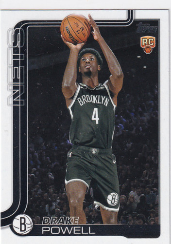 2025 TOPPS #222 DRAKE POWELL- BROOKLYN NETS