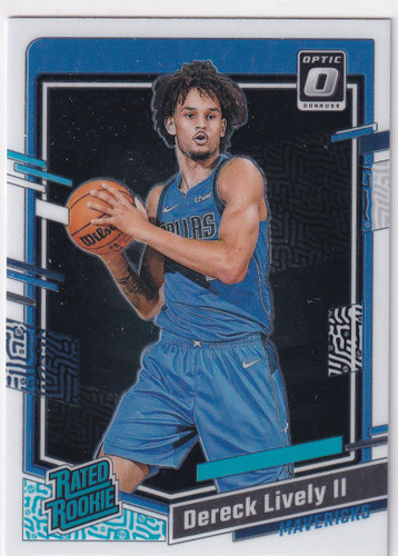 2023-24 DONRUSS OPTIC #245 DERECK LIVELY- DALLAS MAVERICKS
