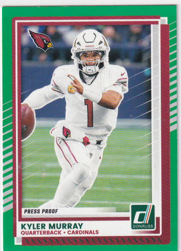 2025 DONRUSS #245 KYLER MURRAY GREEN- ARIZONA CARDINALS