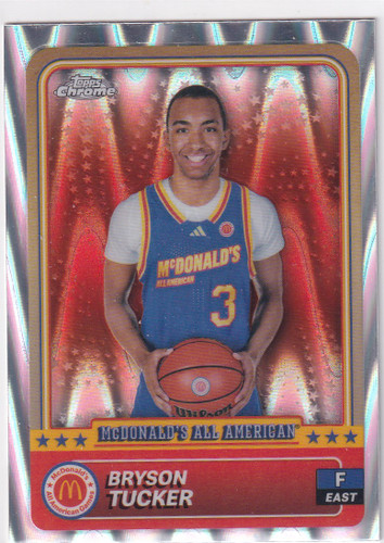 2024 TOPPS CHROME MCDONALDS #83 BRYSON TUCKER RAY WAVE- WASHINGTON HUSKIES