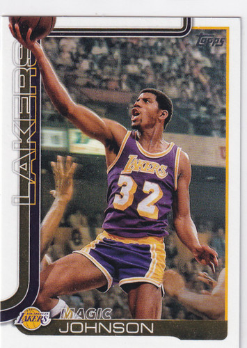 2025 TOPPS #255 MAGIC JOHNSON- LOS ANGELES LAKERS