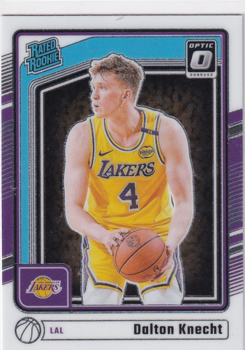 2024-25 DONRUSS OPTIC #256 DALTON KNECHT- LOS ANGELES LAKERS
