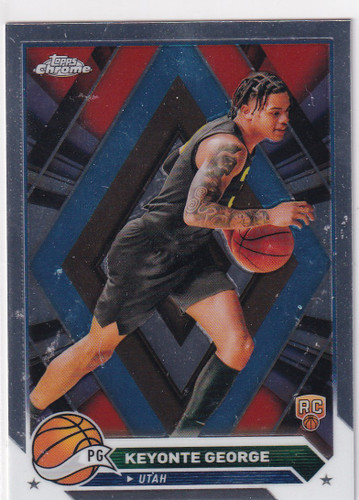 2024 TOPPS CHROME #153 KEYONTE GEORGE- UTAH JAZZ