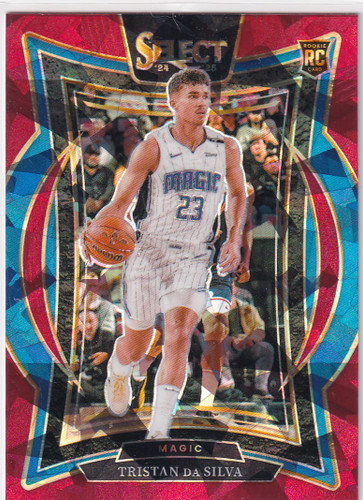 2024-25 SELECT #83 TRISTIAN DA SILVA RED CRACKED ICE- ORLANDO MAGIC