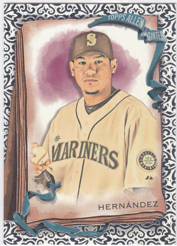 2026 Topps Allen & Ginter Filigree #256 Felix Hernandez Seattle Mariners