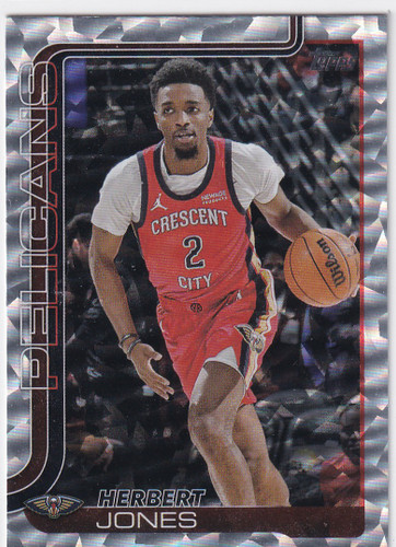 2025 TOPPS #189 HERBERT JONES DIAMENTE- NEW ORLEANS PELICANS