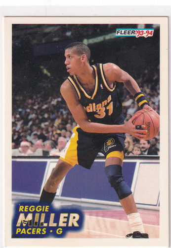 1993 FLEER #85 REGGIE MILLER- INDIANA PACERS