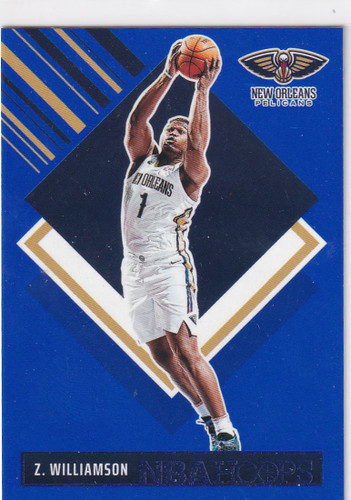 2024-25 HOOPS #290 ZION WILLIAMSON BLUE TRIBUTE- NEW ORLEANS PELICANS