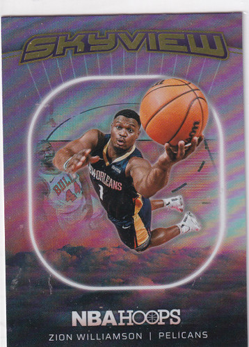 2024-25 HOOPS #6 ZION WILLIAMSON SKYVIEW HOLO- NEW ORLEANS PELICANS