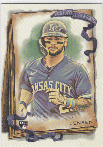 2026 Topps Allen & Ginter #221 Carter Jensen RC Kansas City Royals