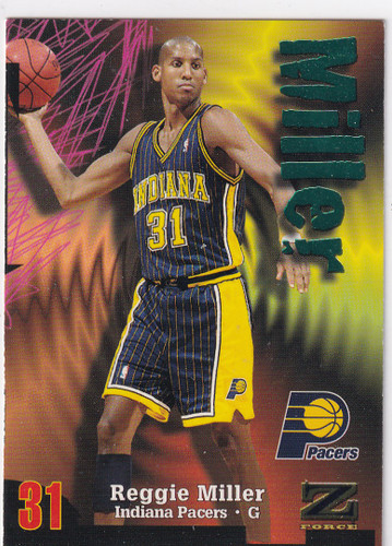 1998 SKYBOX #131 REGGIE MILLER Z FORCE- INDIANA PACERS