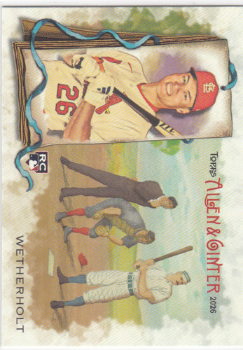 2026 Topps Allen & Ginter #N43-17 JJ Wetherholt RC St Louis Cardinals
