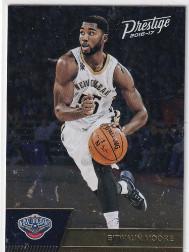 2016-17 PRESTIGE #145 ETWAUN MOORE- NEW ORLEANS PELICANS