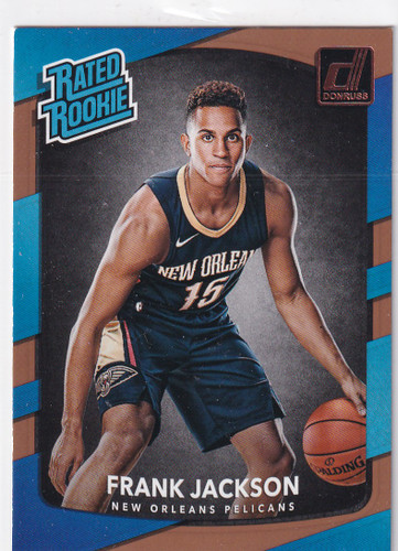 2017-18 DONRUSS #170 FRANK JOCKSON ROOKIE- NEW ORLEANS PELICANS
