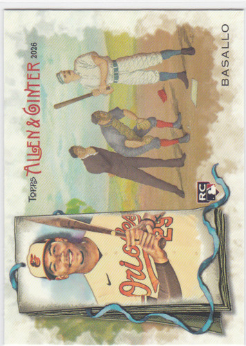 2026 Topps Allen & Ginter #N43-12 Samuel Basallo RC Baltimore Orioles
