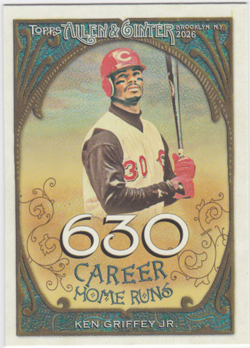 2026 Topps Allen & Ginter #CR-49 Ken Griffey JR Career Homeruns Reds