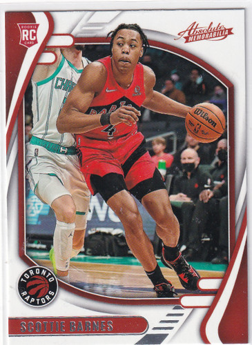 2021-22 CHRONICALS ABSOLUTE #225 SCOTTIE BARNS- TORONTO RAPTORS