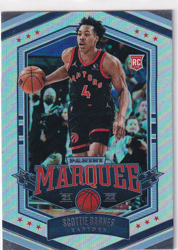 2021-22 CHRONICALS MARQUEE #369 SCOTTIE BARNS HOLO- TORONTO RAPTORS