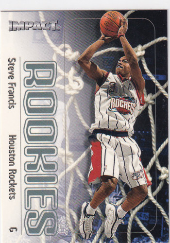 2000 FLEER #90 STEVE FRANCIS ROOKIES IMPACT- HOUSTON ROCKETS