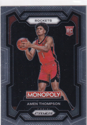 2023-24 PRIZM #33 AMEN THOMPSON MONOPOLY- HOUSTON ROCKETS