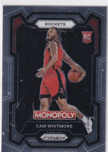 2023-24 PRIZM #31 CAM WHITMORE MONOPOLY- HOUSTON ROCKETS