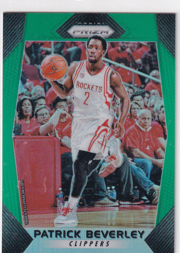 2017-18 PRIZM #212 PATRICK BEVERLY GREEN PRIZM- HOUSTON ROCKETS