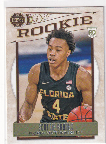 2021 CHRONICALS LEGACY #341 SCOTTIE BARNS ROOKIES- TORONTO RAPTORS