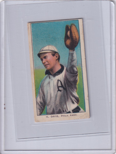 1909-11 T206 Harry Davis H. Davis Front Piedmont 150 Philadelphia Athletics
