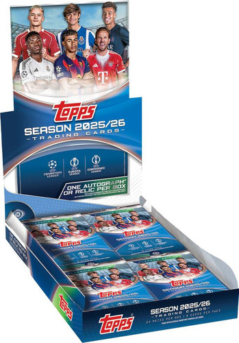 2025-26 Topps Chrome UEFA Club Competitions Hobby Box