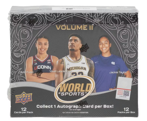 2025 Upper Deck World of Sports Volume 2 Multisport Hobby Box