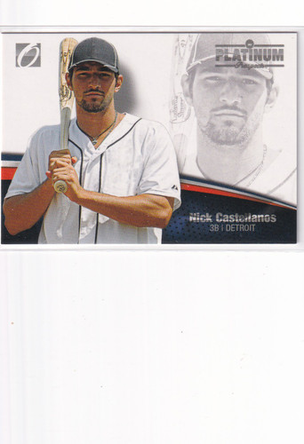 2012 ONYX #PP13 NICK CASTELLANOS PLATNIUM PROSPECTS /500- DETROIT TIGERS