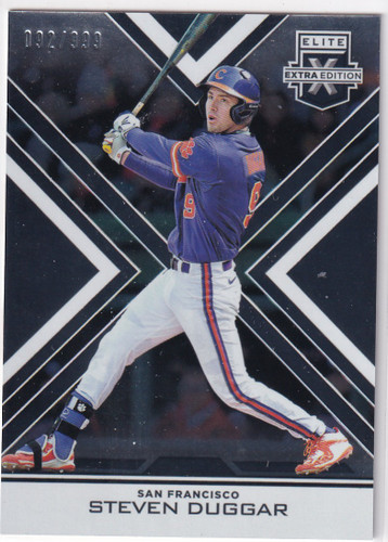2016 ELITE EXTRA EDITION #184 STEVEN DUGGAR /999- SAN FRANCISCO GIANTS
