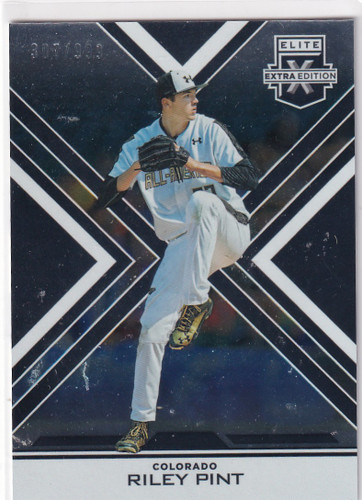 2016 ELITE EXTRA EDITION #4 RILEY PINT /999- COLORADO ROCKIES