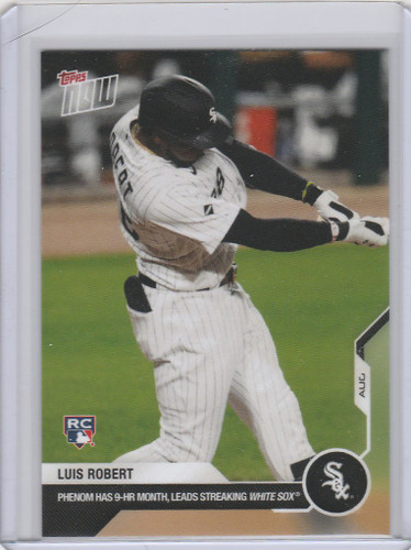 2020 Topps Now #M-AUG LUIS ROBERT CHICAGO WHITE SOX COTM