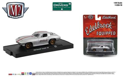 M2 Machines Auto-Drivers 1:64 R70 1966 Chevrolet Corvette Edelbrock