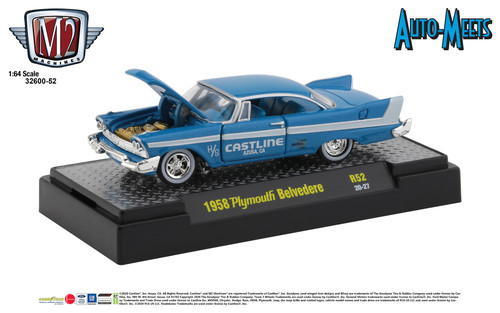 M2 Machines 1:64 Auto Meets Release 52 1958 Plymouth Belvedere