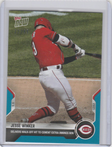 2021 Topps Now Parallel #174 JESSE WINKER CINCINATTI REDS 22/49