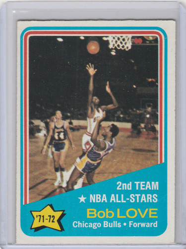 1972-73 Topps #166 Bob Love Chicago Bulls All Star EXMT