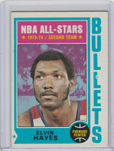 1974-75 Topps #30 Elvin Hayes Washington Bullets EXMT