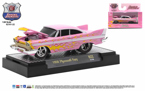 M2 Machines Ground Pounder R22 1958 Plymouth Fury