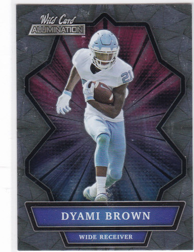 2021 Wild Card Alumination #ABC-8 Dyami Brown RC Washington Commanders