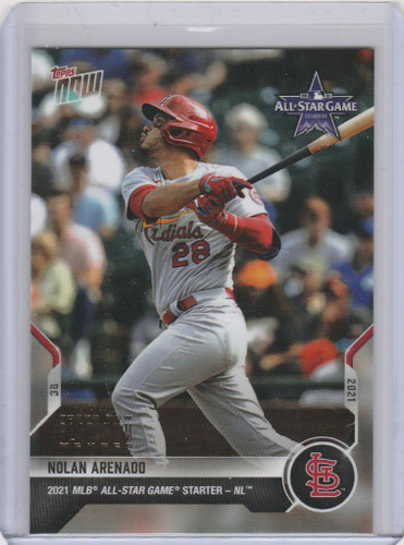 2021 Topps Now Platinum All Star Game #ASG-8 Nolan Arenado St Louis Cardinals