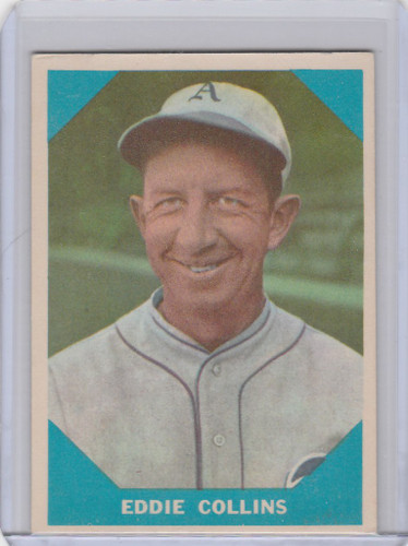1960 Fleer Baseball Greats #20 Eddie Collins Philadelphia Athletics EXMT
