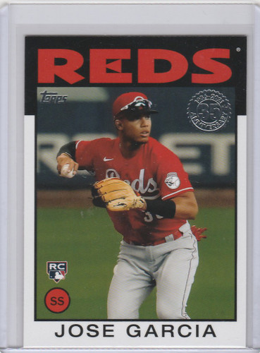 2021 Topps 1986 Throwback #86B-3 Jose Garcia Cincinnati Reds