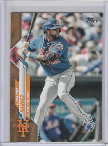 2020 Topps Update GOLD #U28 Eduardo Nunez New York Mets